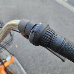 リサイクルショップどりーむ荒田店 No437　自転車　シティサイクル　26インチ　イエロー　エコチャリNo21993U　の画像
