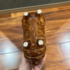 陶器の置物 羊 未　の画像