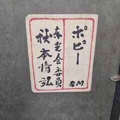 No.4249　絵画　秋本 清弘：作　『ポピー』　油絵　額入り【リサイクルショップどりーむ荒田店】の画像