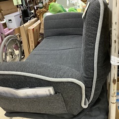 ニトリ 可変型 カジュアルソファ ロビン 管D250813BK (ベストバイ 静岡県袋井市)の画像