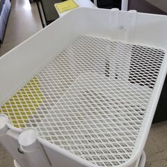 J1285【リユースのサカイ柏店】IKEA　イケア　キッチンワゴン　ホワイト　クリーニング済　の画像