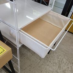 J1286【リユースのサカイ柏店】MUJI　無印良品　スタッキングシェルフ　ホワイト　クリーニング済　の画像