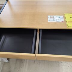 J1287【リユースのサカイ柏店】NITORI　ニトリ　省スペースデスク　ラボーロ93　ライトブラウン　クリーニング済　参考価格19,990円の画像