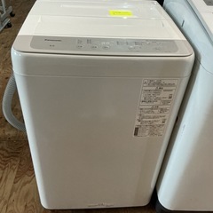 高年式⭐️ 早い物勝ち🏆✨　6,0㎏ Panasonic 2023年製 NA-F6B1 白 洗濯機の画像