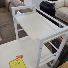 J1288【リユースのサカイ柏店】NITORI　ニトリ　システムデスク　ZK002　ホワイトウォッシュ　クリーニング済　参考価格11,990円の画像