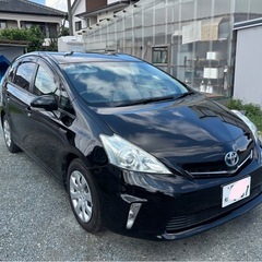 プリウスa ブラック ハイブリッドバッテリー交換済！車検1年あり！の画像