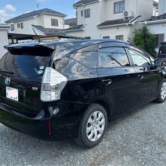 プリウスa ブラック ハイブリッドバッテリー交換済！車検1年あり！の画像