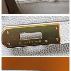 断捨離！新品HERMESケリー28内縫い☆クレ☆本物のトゴ素材。付属品あり、チャーム付き！の画像