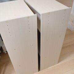 ニトリ　連結できるNカラボ レギュラー 3段×2個セット　カラーボックス 可動棚　の画像