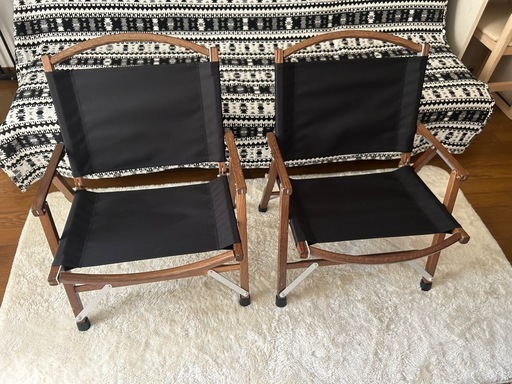 カーミットチェア風キャンプチェア　2脚