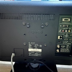 SHARP AQUOS 19型テレビ の画像