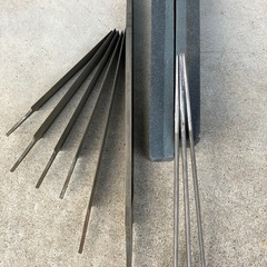 砥石、平ヤスリ、目立てヤスリ、丸ヤスリの画像