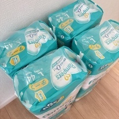 パンパース さらさらケア Lサイズ テープ 紙おむつ 44枚×2パックの画像