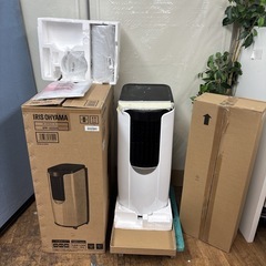 I357 🌈 ジモティー限定価格！ 2022年製の美品♪ アイリスオーヤマ ポータブルクーラー 4.5～7畳用 ⭐ 動作確認済 ⭐ クリーニング済の画像
