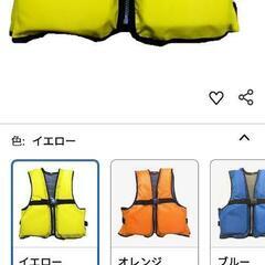 新品 ジュニア　フローティングベスト　ライフジャケットの画像