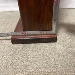 木製 スリッパラックの画像