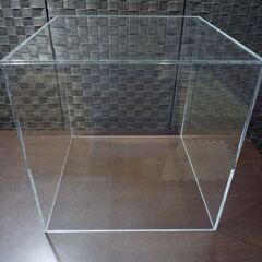 ⑦ 透明 アクリルボックス 5面 40cm角 クリア フィギュアケース 陳列ケース ディスプレイ 店舗用品 コレクションケース 札幌市 新道東店の画像
