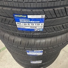 4本セット 新品タイヤ グッドイヤー GOODYEAR ASSURANCE MAXGUARD SUV 265/60R18 110V SUVの画像