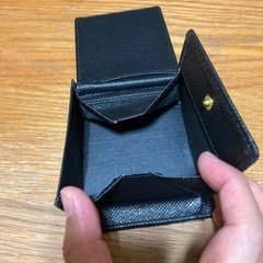 《早いもの勝ち》　　　レザーマネークリップ（コインケース有り） の画像