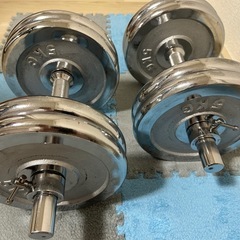 お取引相手確定しました→【美品】IVANKO 20kgダンベル×2本セット（40kg）｜筋トレに最適の画像
