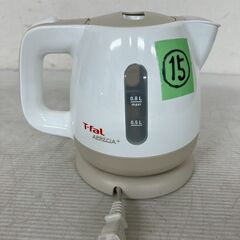 ティファール 電気ケトル BF805 0.8L 1250W 白色 動作確認済 電気湯沸器 T-fal APRECIA キッチン家電 湯沸かし 15 Y2083の画像