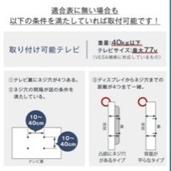 サウンドバー付きテレビスタンド台の画像