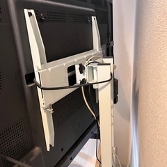 サウンドバー付きテレビスタンド台の画像
