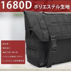 バイク用 サイドバック 6L 大容量 防水サドルバッグ マフラー対応 収納バックの画像