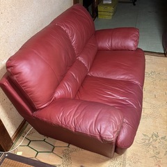 2人掛けソファ　の画像