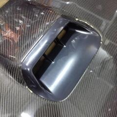 keiワークス カーボンボンネットの画像