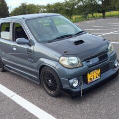 keiワークス カーボンボンネットの画像
