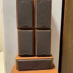 DENON 5スピーカー＆スーパーウーハー　DVDプレーヤー　の画像