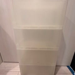 即引き取り希望　無印　ポリプロピレン　カラーボックスの画像