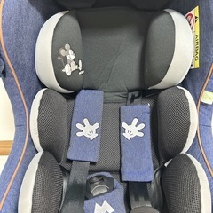 ディズニー ミッキーマウス チャイルドシート デニムの画像