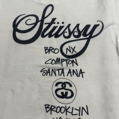ほぼ未使用　STUSSY レア　worldツアー　Tシャツの画像