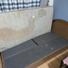 <8月25日まで> 収納付きシングルベッドの画像