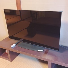 （美品）シャープ4T-C48CQ1 SHARP　4K有機ELテレビ　AQUOS OLED 4T-C48EQ2 [48インチ]の画像