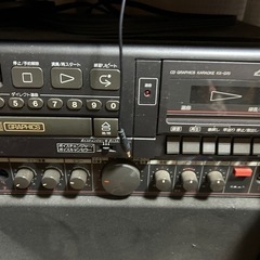 昭和レトロ家電　カラオケ機器　マイク2本の画像