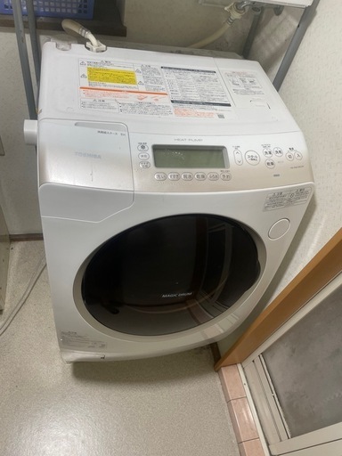 TOSHIBA ドラム式洗濯乾燥機 TW-Z96V2ML 左開き  洗濯 9.0kg 乾燥 6.0kg  2015年