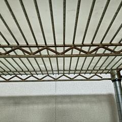【受け渡し完了】スチールラック 縦:約45.5cm 横:約91.0cm 高さ:約121.0cmの画像