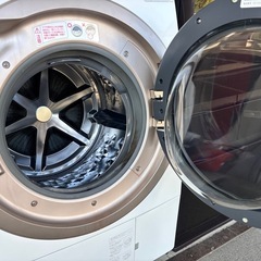 パナソニック ドラム式洗濯乾燥機＋東芝 冷蔵庫セット 🚚【配達対応・保証付き】の画像