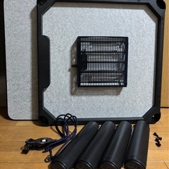 山善　こたつ　テーブル　正方形　リバーシブル　75cm 天板リバーシブル グレー　ローテーブルの画像
