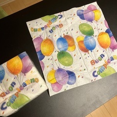 お誕生日用　紙ナフキンの画像