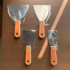 4個セット パテナイフ ペイント 壁紙 スクレーパー パテベラの画像