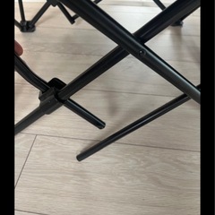 折りたたみのリクライニングチェアの画像
