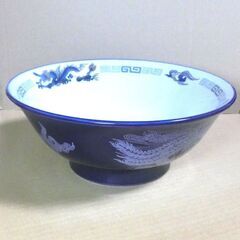 新品■　ラーメン丼　瑠璃（ルリ）青龍と雷紋の画像