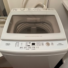 AQUA 洗濯機 美品の画像
