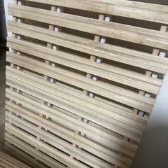 ダブルサイズ  すのこベッド(カビあり)の画像