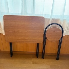 【お取引相手が決まりました】折りたたみテーブル＆チェアの画像