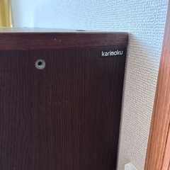 カリモク　本棚の画像